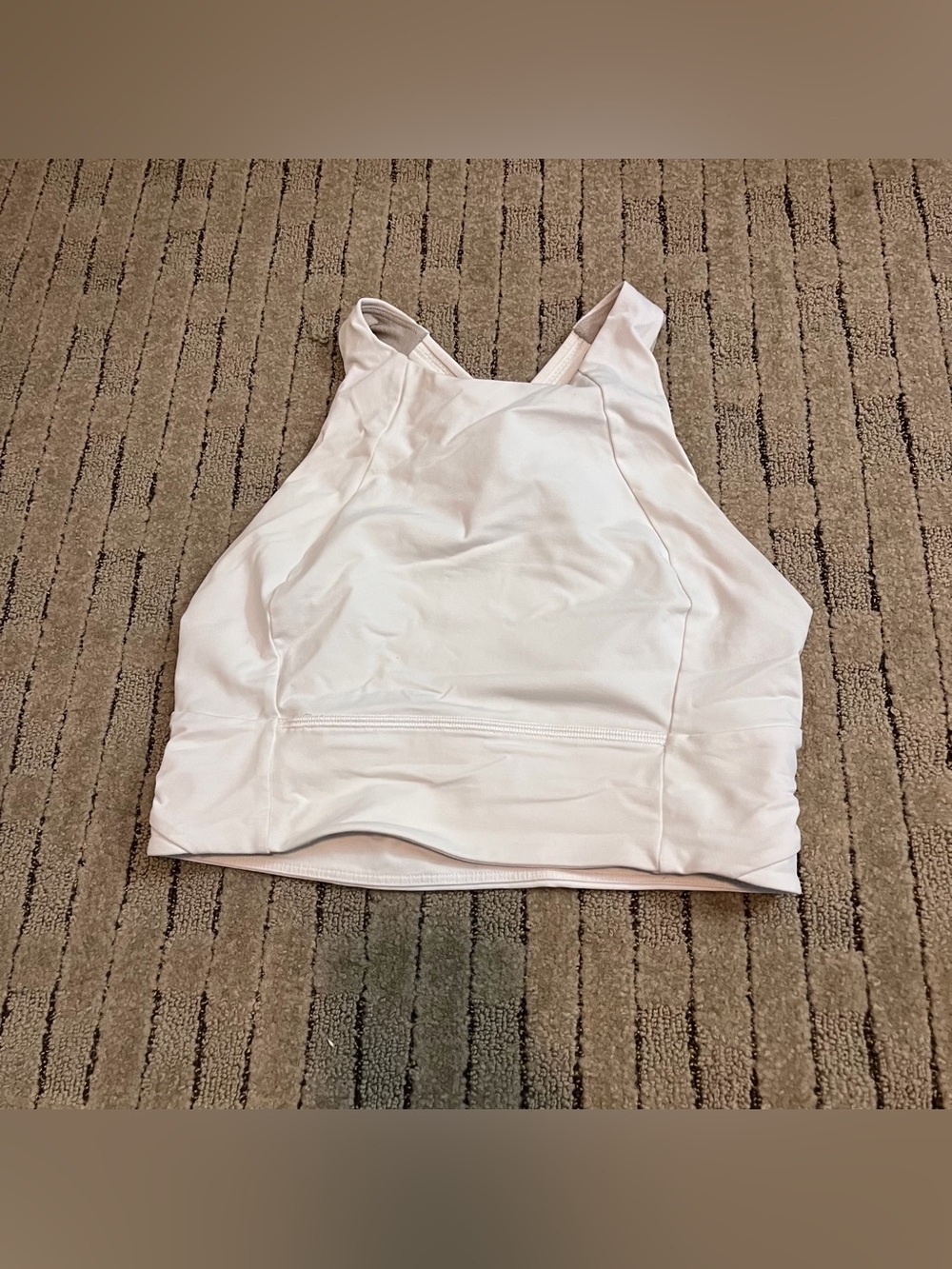 lululemon athletica White High-Neck Sports Bra